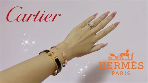 Hermes h d'ancre versus Cartier love 